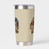 Koffietijd geïsoleerde tuimelaar drinkbeker (Rechts)