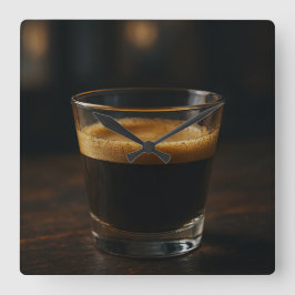 Koffietijd – Gezellige wandklok