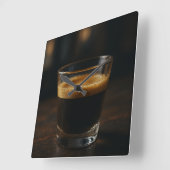 Koffietijd – Gezellige wandklok (Hoek)