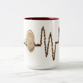 Koffietijd hartdiagram mok (Center)