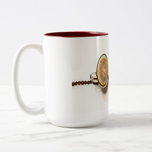 Koffietijd hartdiagram mok (Links)