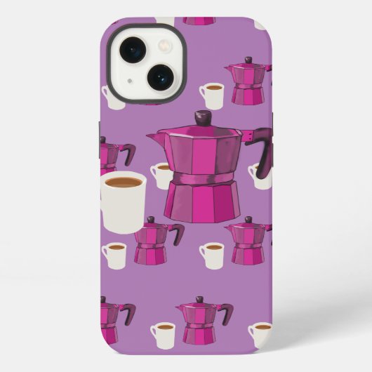 Koffietijd iPhone Hoesje (Achterkant)