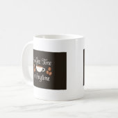 ☕ Koffietijd is altijd - Fun & Cosy Coffee Lover Koffiemok (Voorkant links)