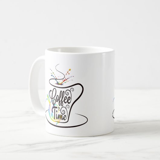 Koffietijd is beter koffiemok (Voorkant links)