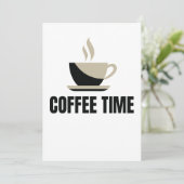 Koffietijd Kaart (Staand voorkant)