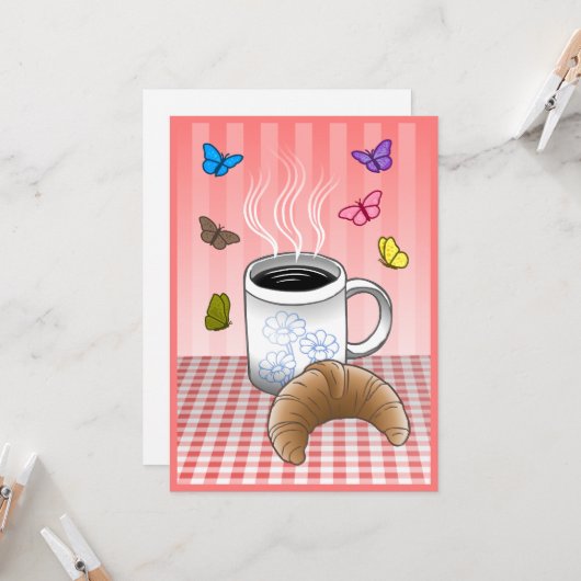 Koffietijd Kaart (Voorkant / Achterkant in situ)