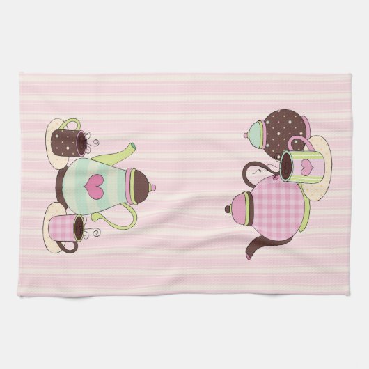 Koffietijd keukenhanddoek (Horizontaal)