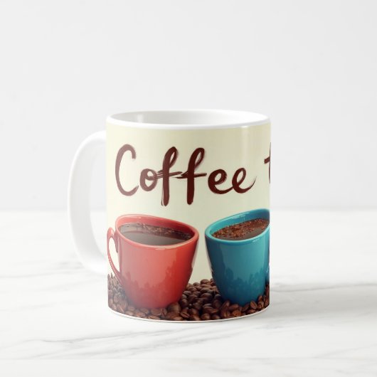 Koffietijd Koffiemok (Voorkant links)