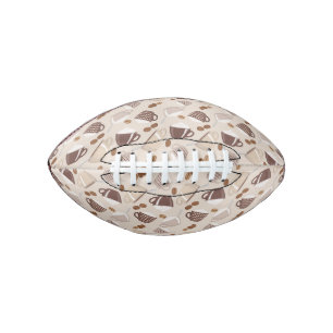 Koffietijd Kopjes Bruine Granen Caffeïne Liefhebbe American Football
