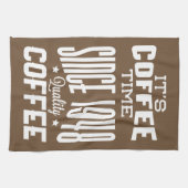 Koffietijd | Kwaliteitskoffie Theedoek (Horizontaal)