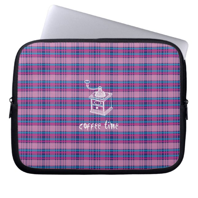 koffietijd laptop sleeve (Voorkant)