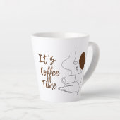 Koffietijd latte Mok (Rechterhoek)