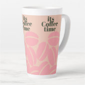 koffietijd latte mok (Rechterhoek)