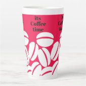 koffietijd latte mok (Voorkant)