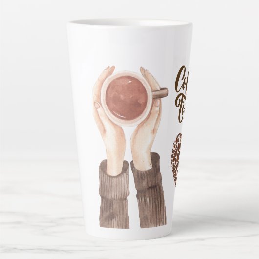 Koffietijd Latte Mok (Voorkant)