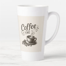 Koffietijd Latte Mok 0,35 en 0,5 l