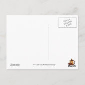 Koffietijd leuke cartoon briefkaart (Achterkant)