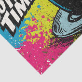 "Koffietijd" Levendig Pop Art Mok Design Tissuepapier (Detail)