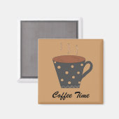Koffietijd Magneet (Voorkant / Achterkant)