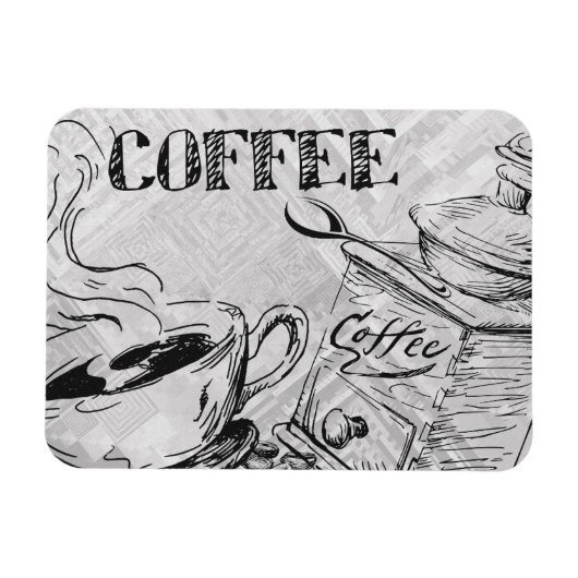 Koffietijd magneet (Horizontaal)