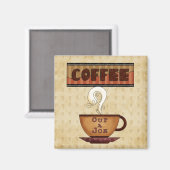 Koffietijd magneet (Voorkant / Achterkant)