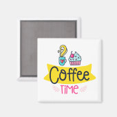 Koffietijd Magneet (Voorkant / Achterkant)