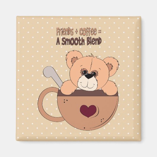 Koffietijd magneet (Voorkant)