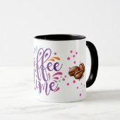 koffietijd modern design mok (Voorkant rechts)