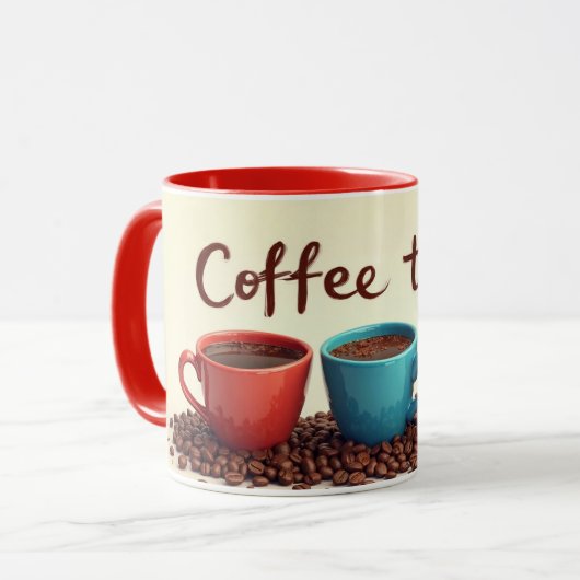 Koffietijd Mok (Voorkant links)