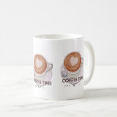 Koffietijd mokken en kopjes (Voorkant rechts)