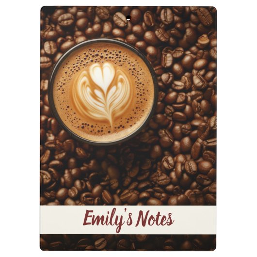 Koffietijd naam klembord (Achterkant)