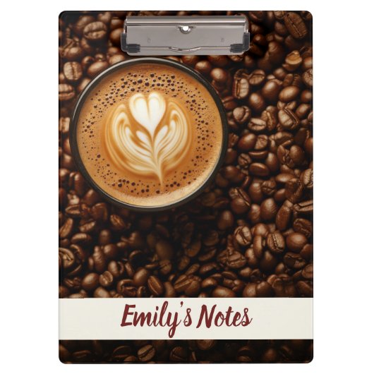 Koffietijd naam klembord (Voorkant)