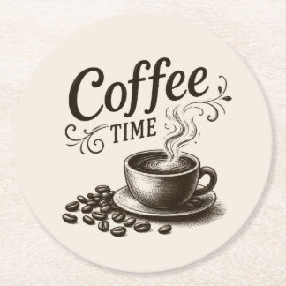 Koffietijd Papieren Onderzetters