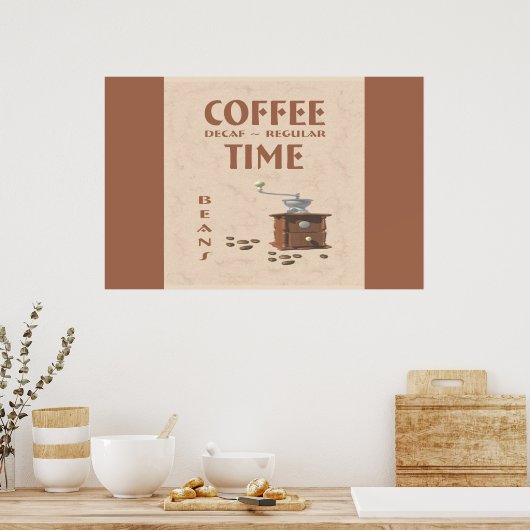 Koffietijd Poster (Keuken)