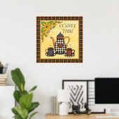 Koffietijd-Poster Poster (Thuiskantoor)