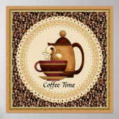 Koffietijd-Poster Poster (Voorkant)