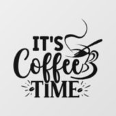 Koffietijd Raamsticker (Vel)