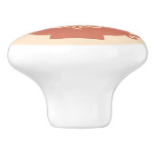 Koffietijd Retro Design Keramische Knop (Zijkant)