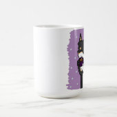 Koffietijd Shiba! - Zwart en Tan Koffiemok (Center)