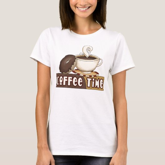 Koffietijd-Shirt T-shirt (Voorkant)