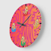 Koffietijd stijl grote klok (Hoek)