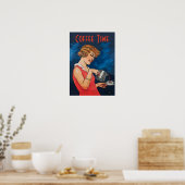 Koffietijd stijl, tekst toevoegen poster (Keuken)