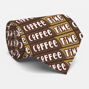 Koffietijd stropdas voor woordenkoffie