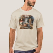 Koffietijd T-Shirt (Voorkant)