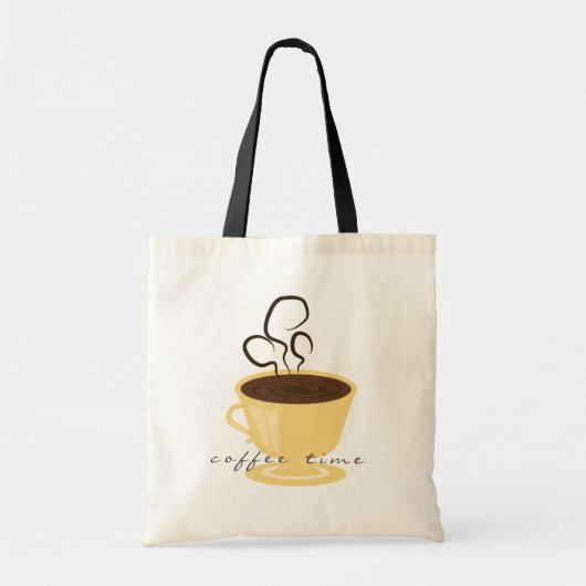 Koffietijd-Tas Tote Bag (Voorkant)