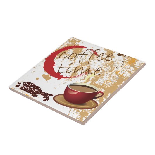 Koffietijd Tegeltje (Zijkant)