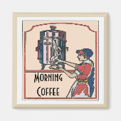 Koffietijd, tekst bewerken magneet (Voorkant)