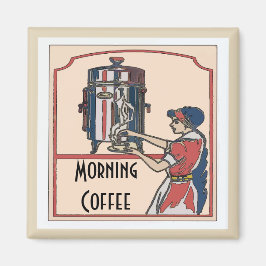 Koffietijd, tekst bewerken magneet