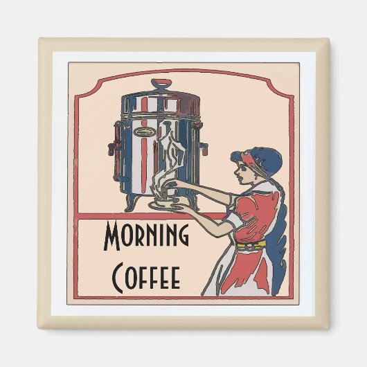 Koffietijd, tekst bewerken magneet (Voorkant)