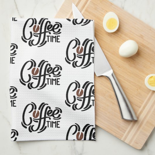 Koffietijd Theedoek (Quarter Fold)